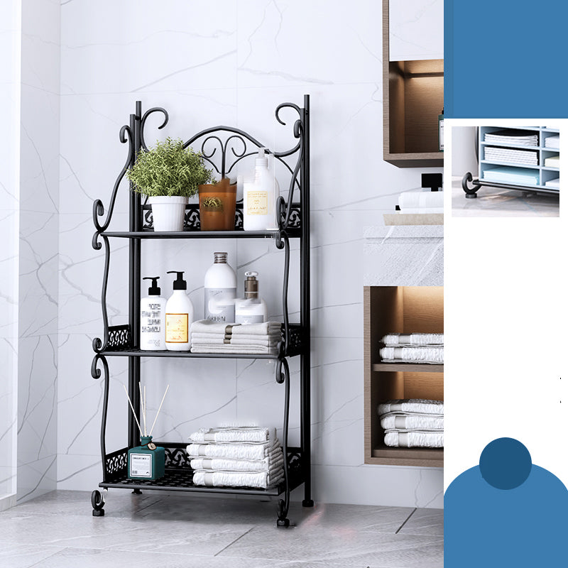 Standard Contemporary Bookcase Open Back Metal Bookshelf with Shelves