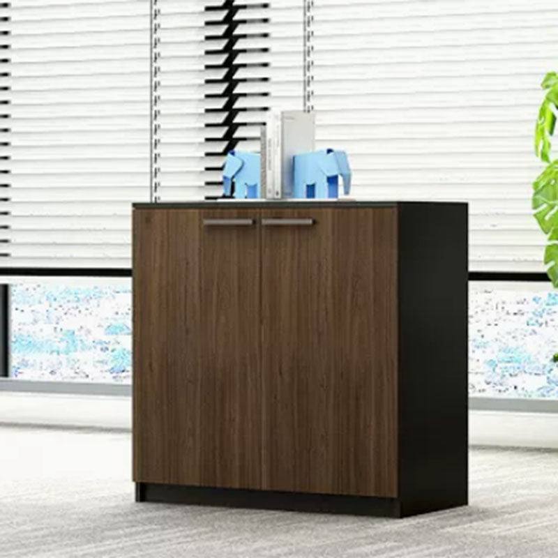 Nordic Style Filing Cabinet Wooden Frame Lateral File Cabinet