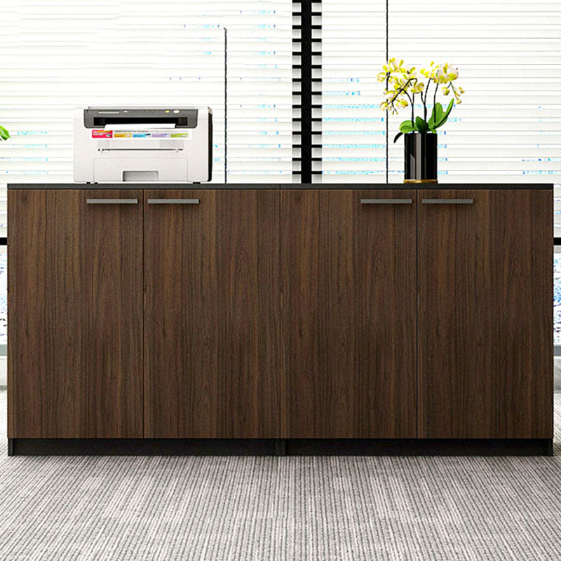 Nordic Style Filing Cabinet Wooden Frame Lateral File Cabinet