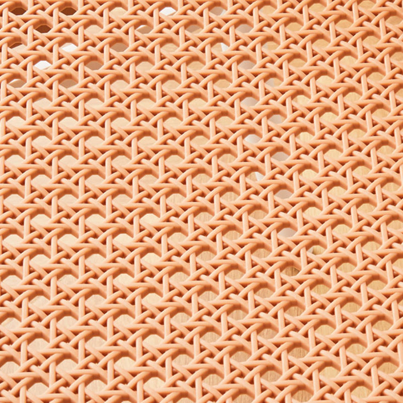 Contemporary Armles Dining Side Chair with Natural Back Stacking Chair