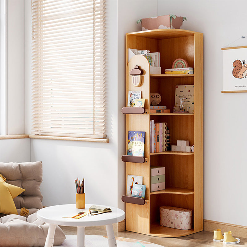 Scandinavian Closed Back Book Shelf Freestanding Standard Kids Bookshelf