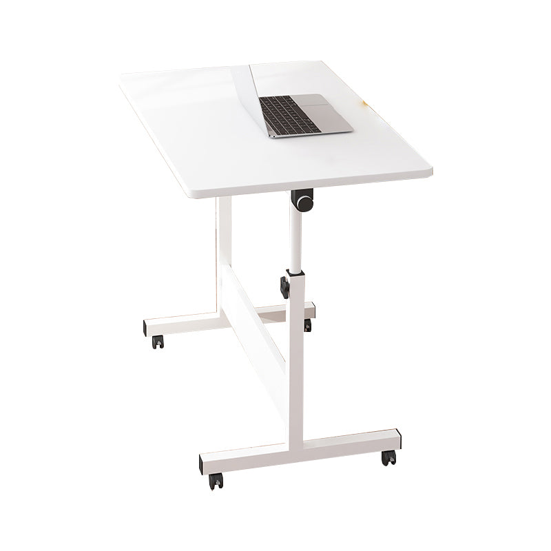 Art Desk with Casters Kids Desk Adjustable Lap Desk Wood and Metal Desk