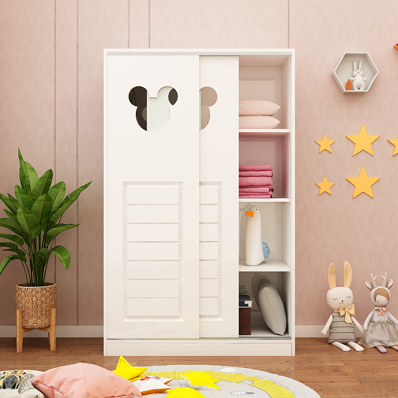 Artificial Wood Hanging Clothes Rack Matte Hanging Clothes Rack