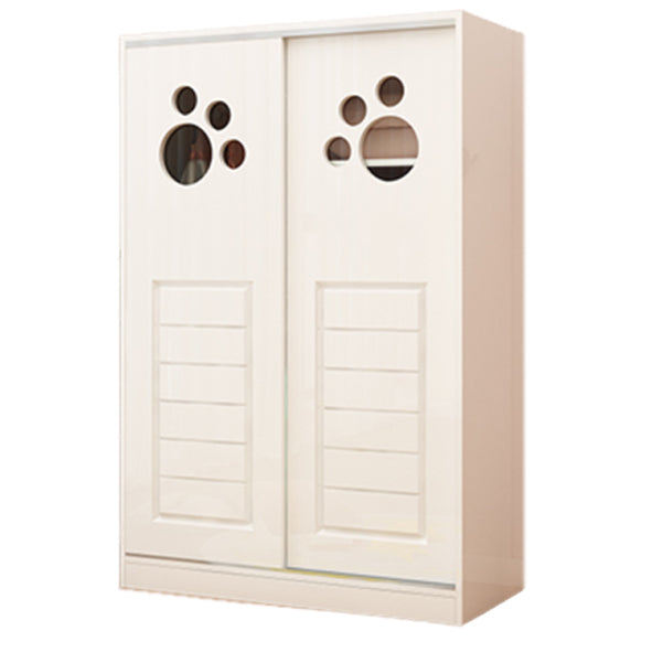 Artificial Wood Hanging Clothes Rack Matte Hanging Clothes Rack