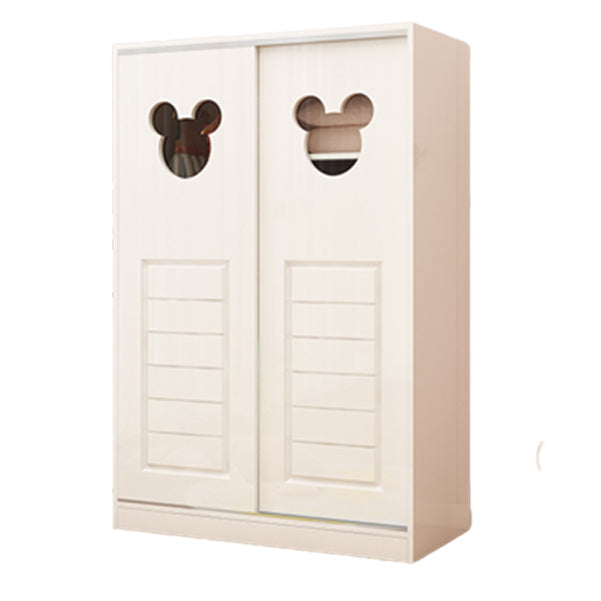 Artificial Wood Hanging Clothes Rack Matte Hanging Clothes Rack