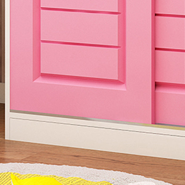 Artificial Wood Hanging Clothes Rack Matte Hanging Clothes Rack