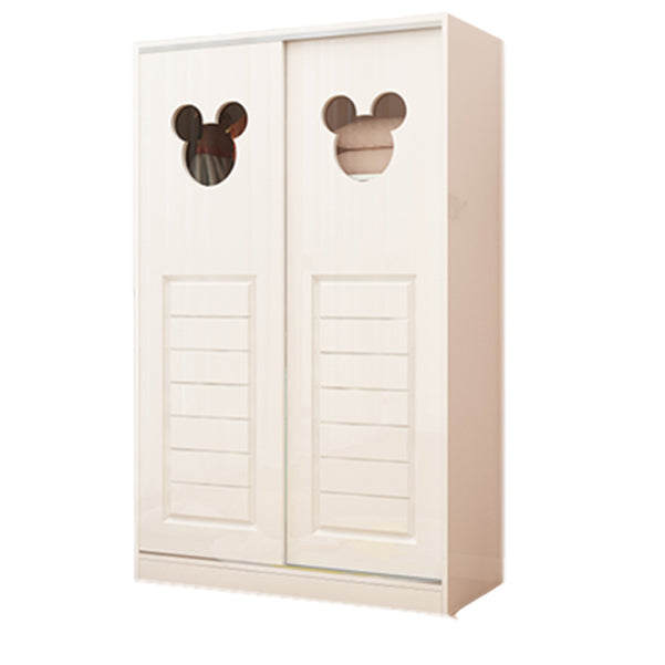 Artificial Wood Hanging Clothes Rack Matte Hanging Clothes Rack