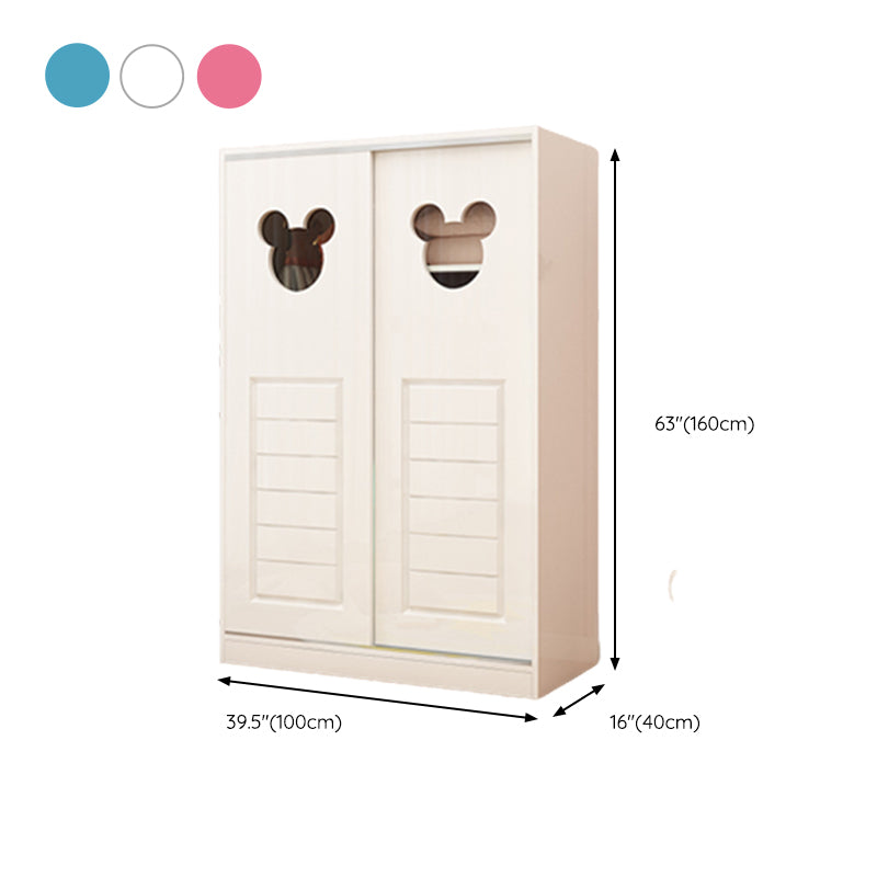 Artificial Wood Hanging Clothes Rack Matte Hanging Clothes Rack