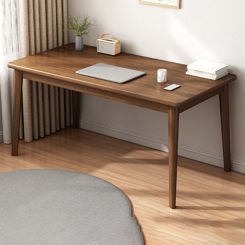 Solid Wood Writing Desk and Chair Set Simple Kids Desks - 29.5" H