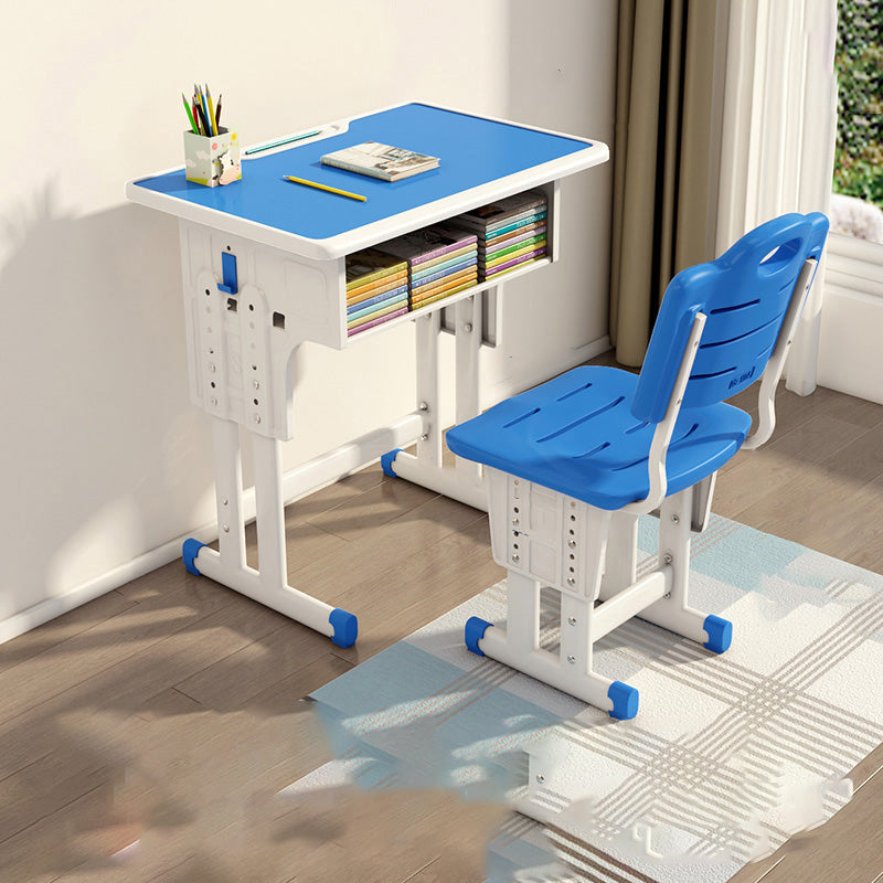 Adjustable Home Kids Desk Writing Desk Kids Desk and Chair with Hutch