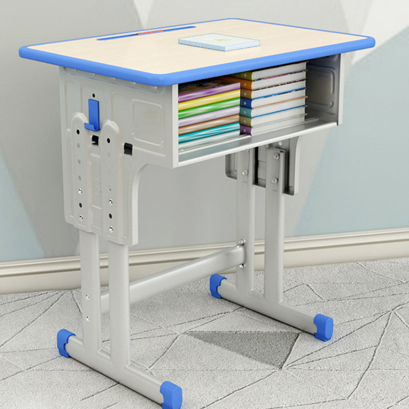 Adjustable Home Kids Desk 23.6" W Writing Desk Kids with Storage