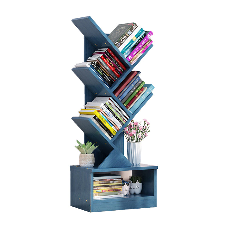 Contemporary Tree Book Shelf Manufactured Wood Standard Kids Bookshelf