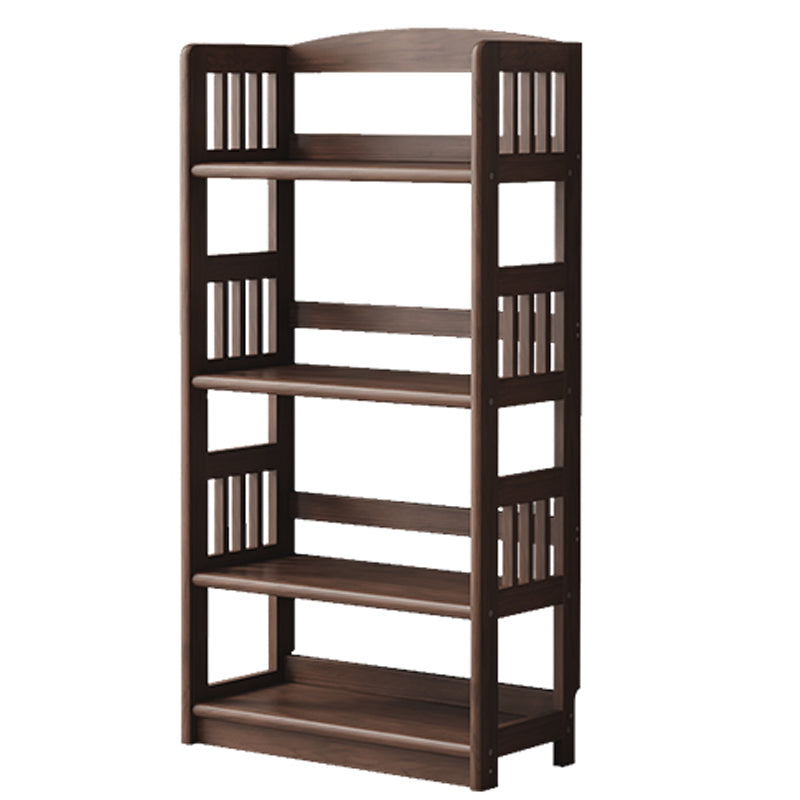 Industrial Closed Back Book Shelf Rubberwood Standard Kids Bookshelf