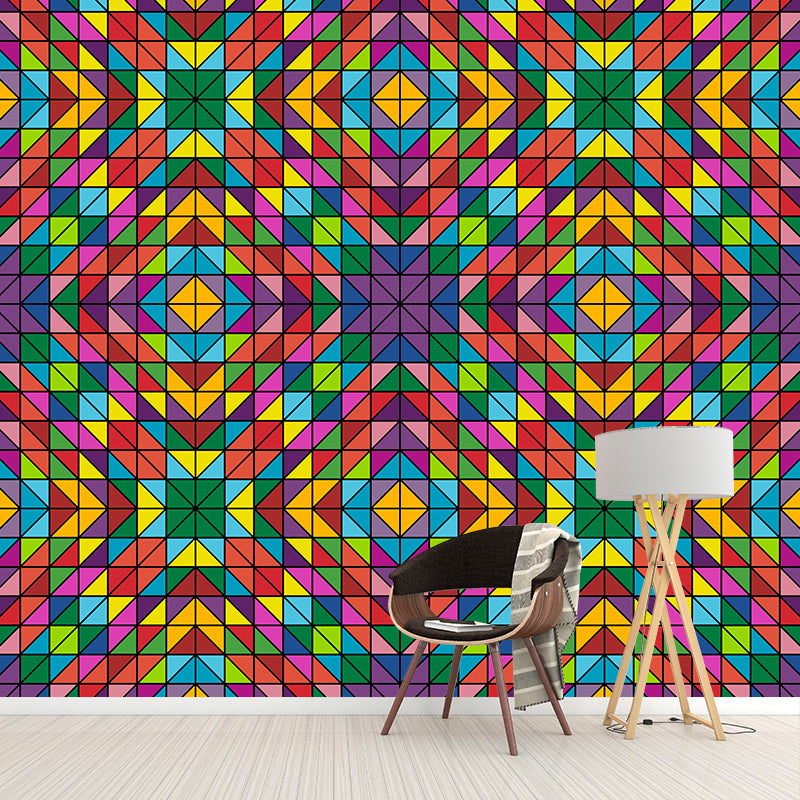 Illustration Novelty Pattern Mildew Wall Mural Horizontalt for Living Room