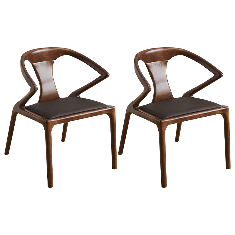 Modern Indoor Dining Arm Chair Solid Wood Windsor Back Arm Chair