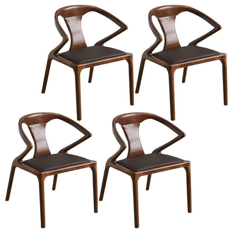 Modern Indoor Dining Arm Chair Solid Wood Windsor Back Arm Chair