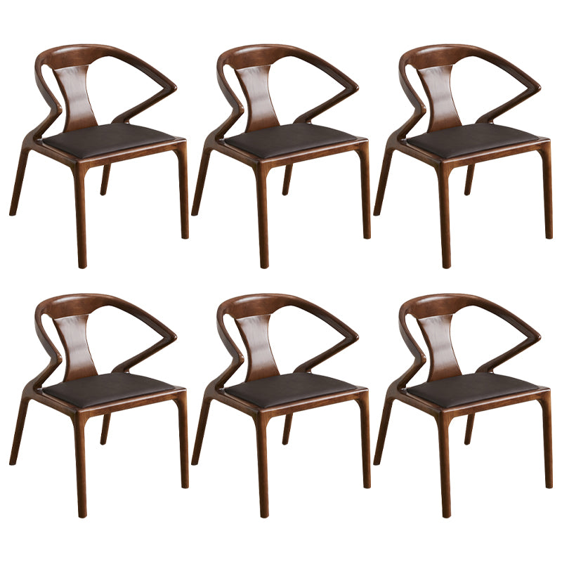Modern Indoor Dining Arm Chair Solid Wood Windsor Back Arm Chair
