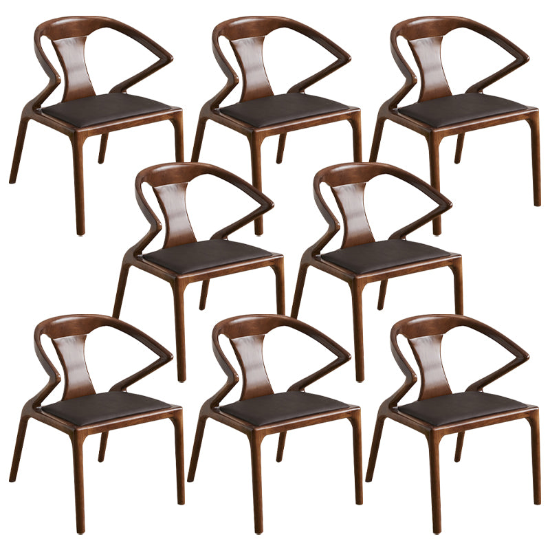 Modern Indoor Dining Arm Chair Solid Wood Windsor Back Arm Chair