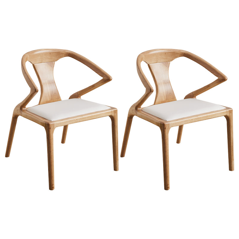 Modern Indoor Dining Arm Chair Solid Wood Windsor Back Arm Chair