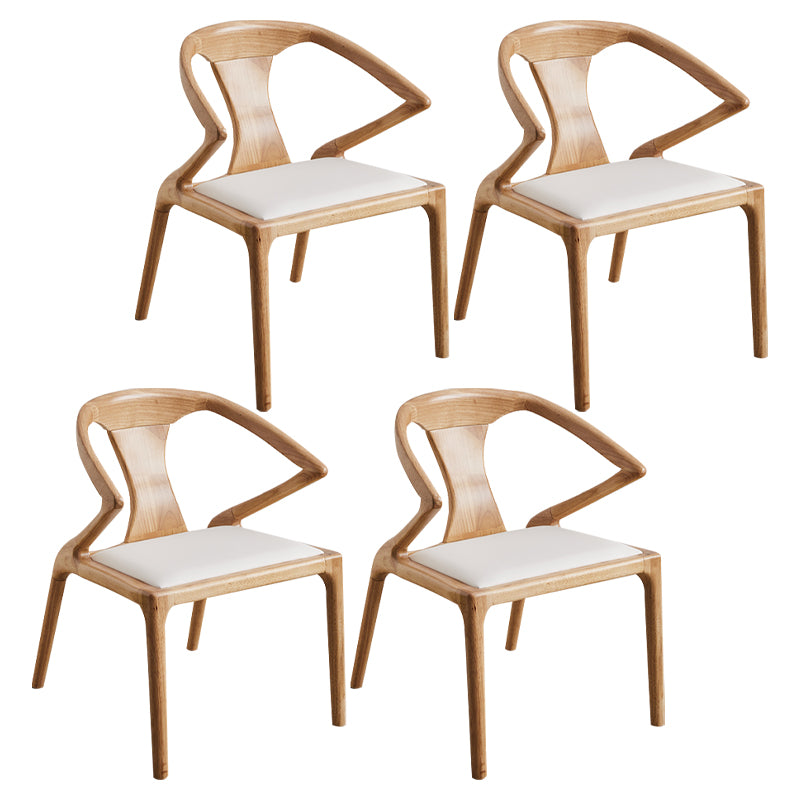 Modern Indoor Dining Arm Chair Solid Wood Windsor Back Arm Chair