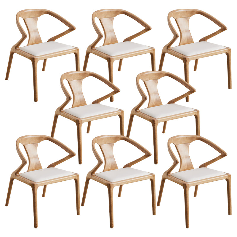 Modern Indoor Dining Arm Chair Solid Wood Windsor Back Arm Chair