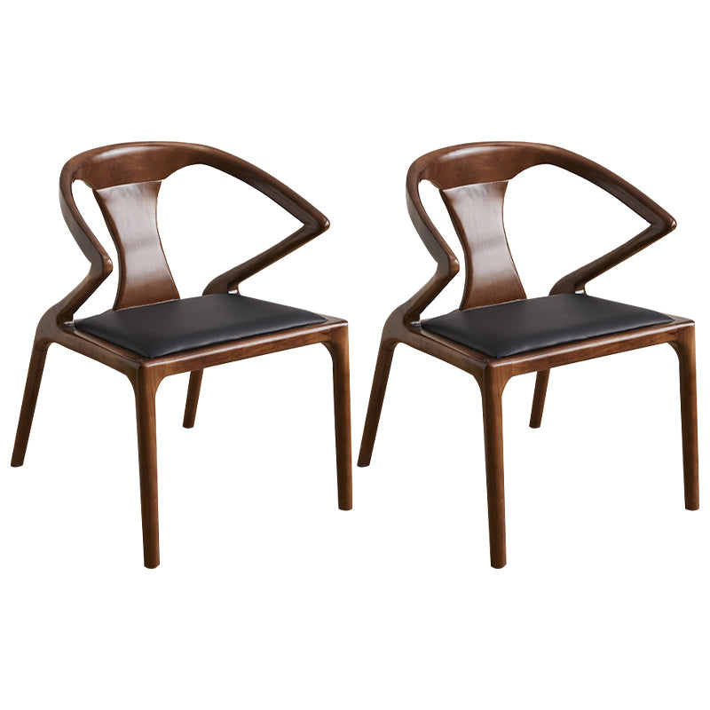 Modern Indoor Dining Arm Chair Solid Wood Windsor Back Arm Chair