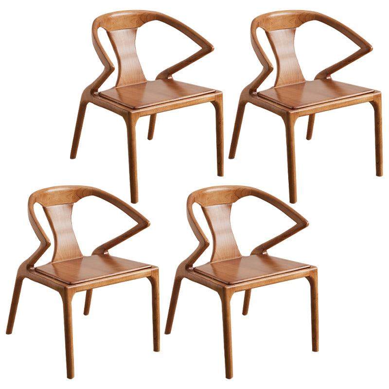 Modern Indoor Dining Arm Chair Solid Wood Windsor Back Arm Chair