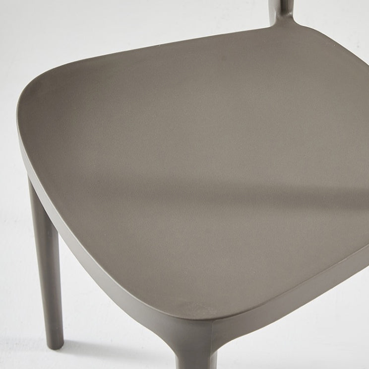 Modern Indoor Stacking Side Chair Plastic Frame Chair with Upholstered