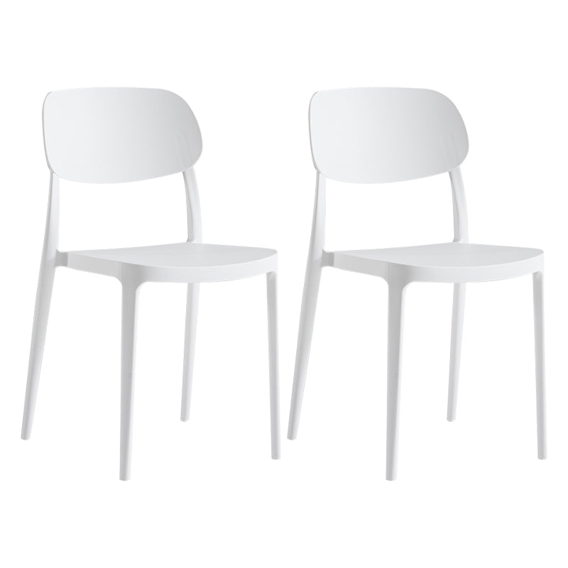 Modern Indoor Stacking Side Chair Plastic Frame Chair with Upholstered