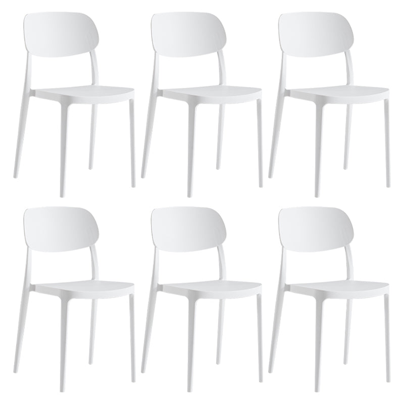Modern Indoor Stacking Side Chair Plastic Frame Chair with Upholstered
