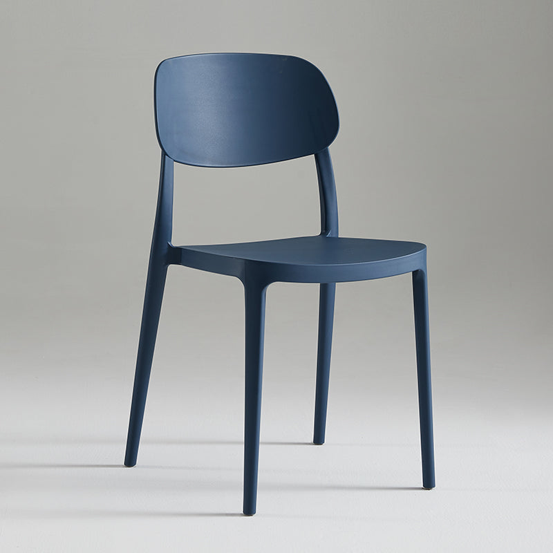 Modern Indoor Stacking Side Chair Plastic Frame Chair with Upholstered