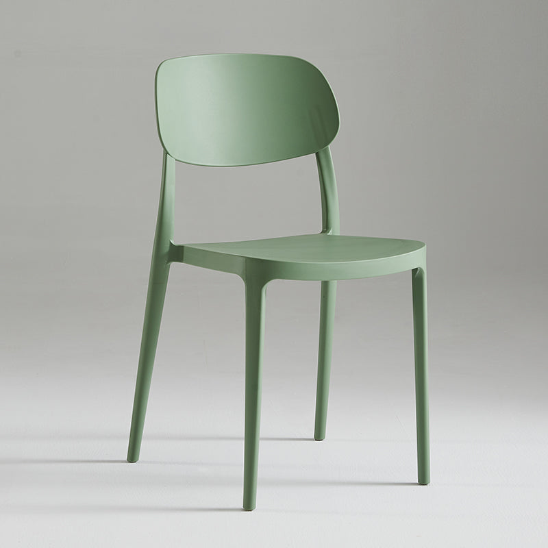 Modern Indoor Stacking Side Chair Plastic Frame Chair with Upholstered