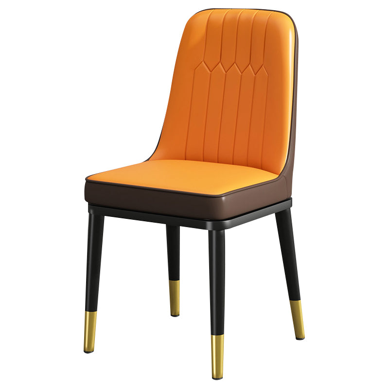 Modern Metal Chair Parsons Kitchen Side Chair for Dinning Room