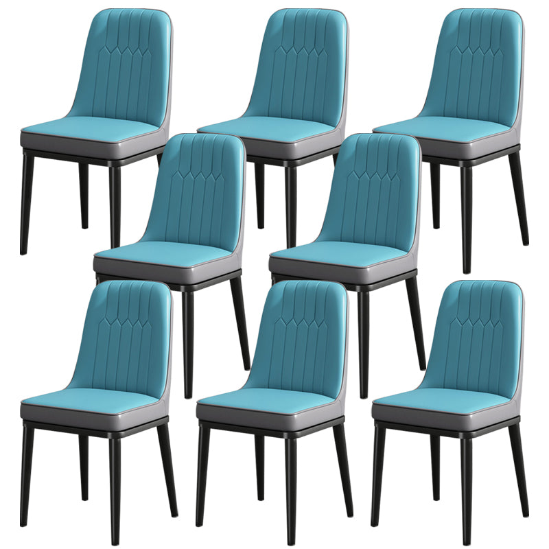 Modern Metal Chair Parsons Kitchen Side Chair for Dinning Room