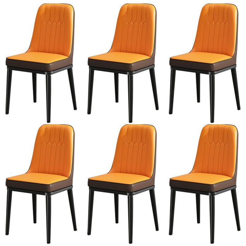 Modern Metal Chair Parsons Kitchen Side Chair for Dinning Room