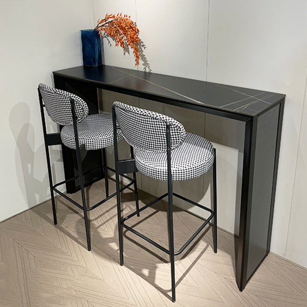 1/3 Pieces Bar Stool and Table Set Contemporary Rectangular for Living Room