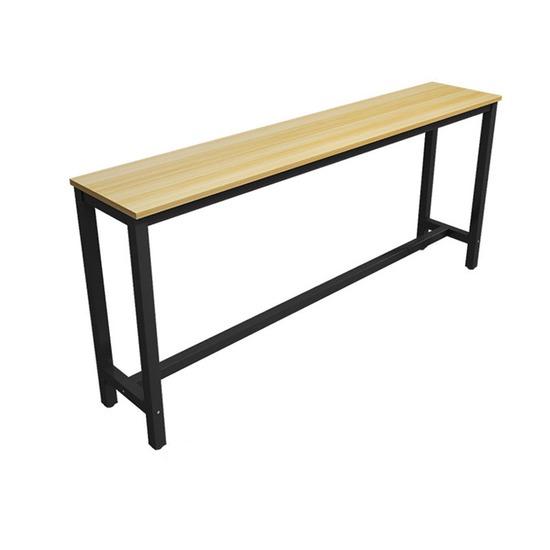 1/3/4/5 Pieces Bar Stool and Table Set Full Natural and Black