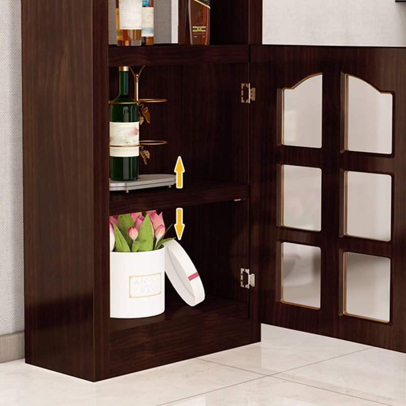 Modern Solid Wood Rectangle Bar Height Pub Table for Living Room