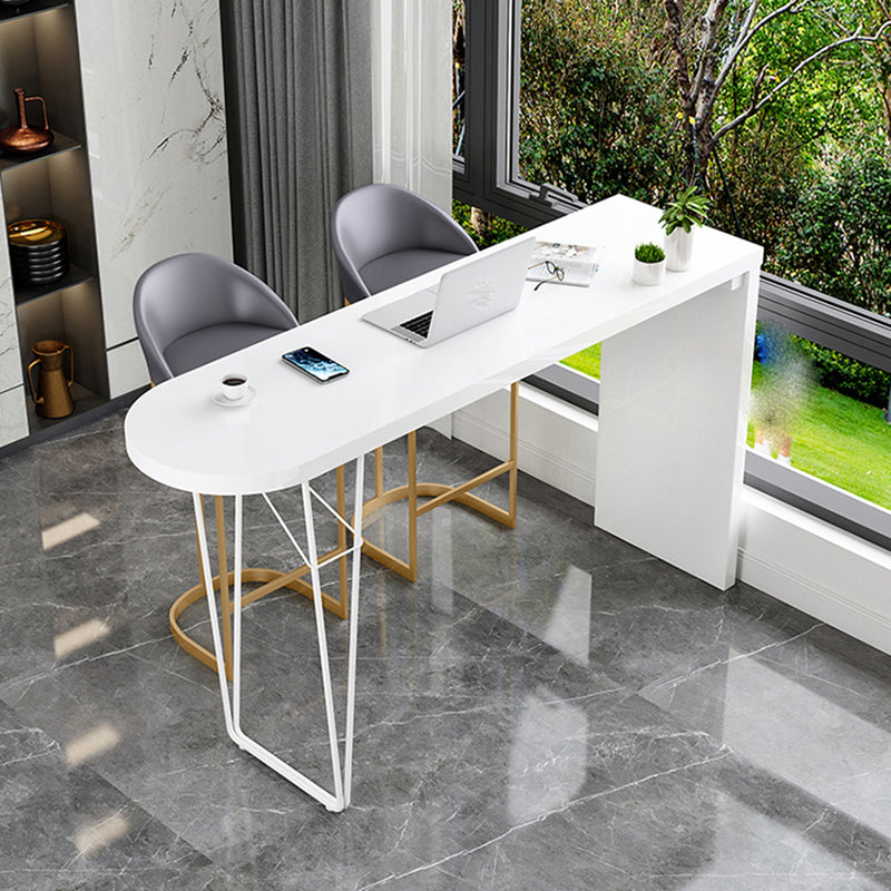 Modern Style Specialty Wood Bar Height Pub Table for Living Room