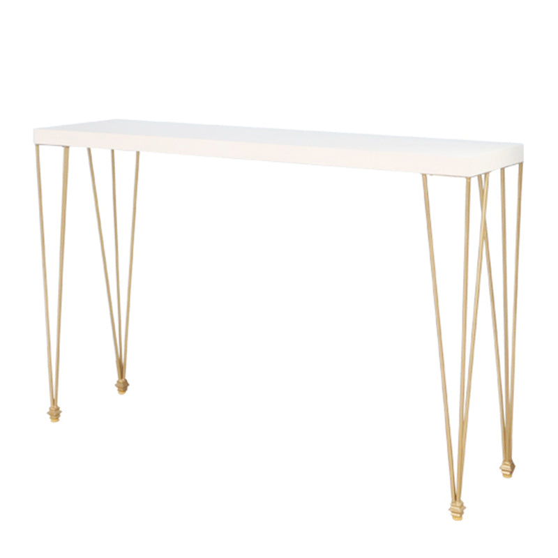 Modern Rectangle Solid Wood Bar Height Pub Table for Living Room