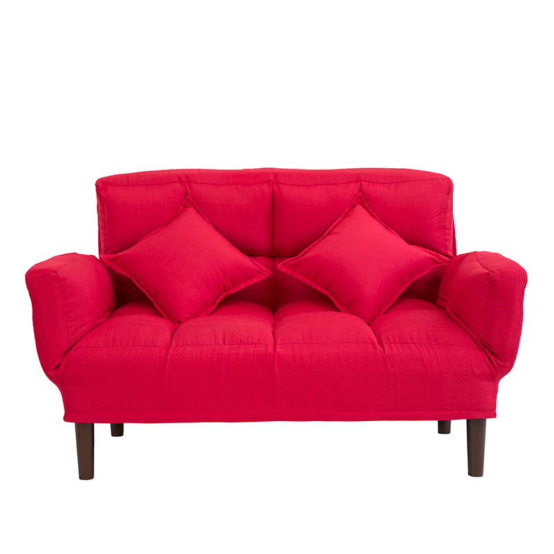 Contemporary Upholstered Chaise Lounge Recessed Arms Chaise Lounge