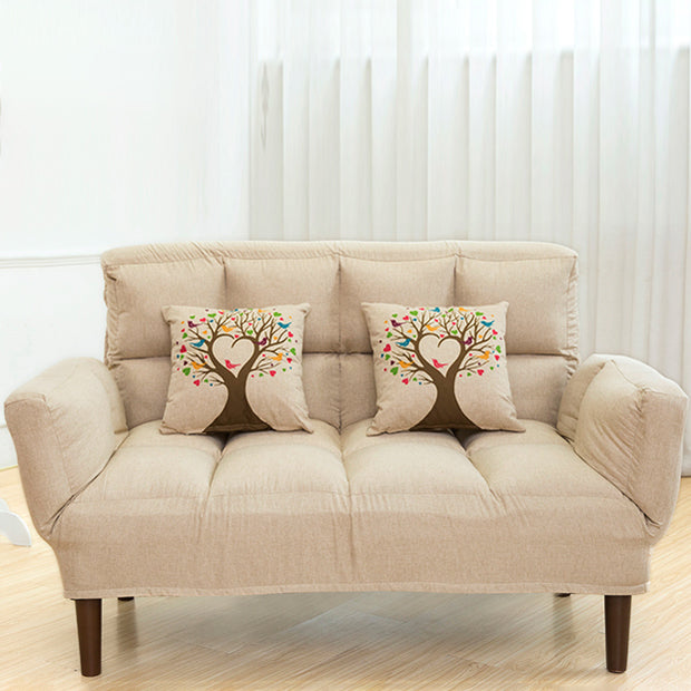 Contemporary Upholstered Chaise Lounge Recessed Arms Chaise Lounge