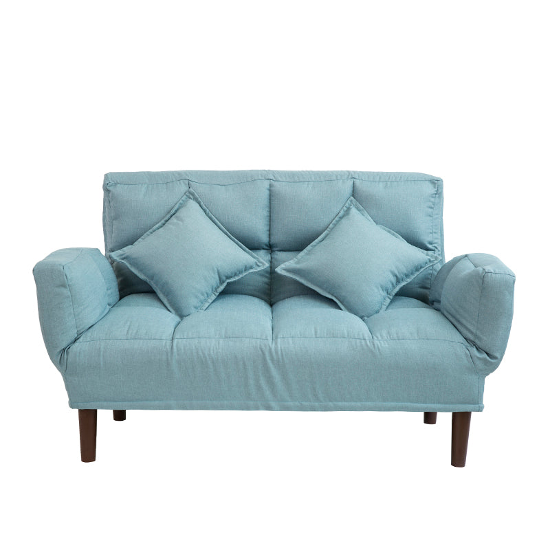 Contemporary Upholstered Chaise Lounge Recessed Arms Chaise Lounge