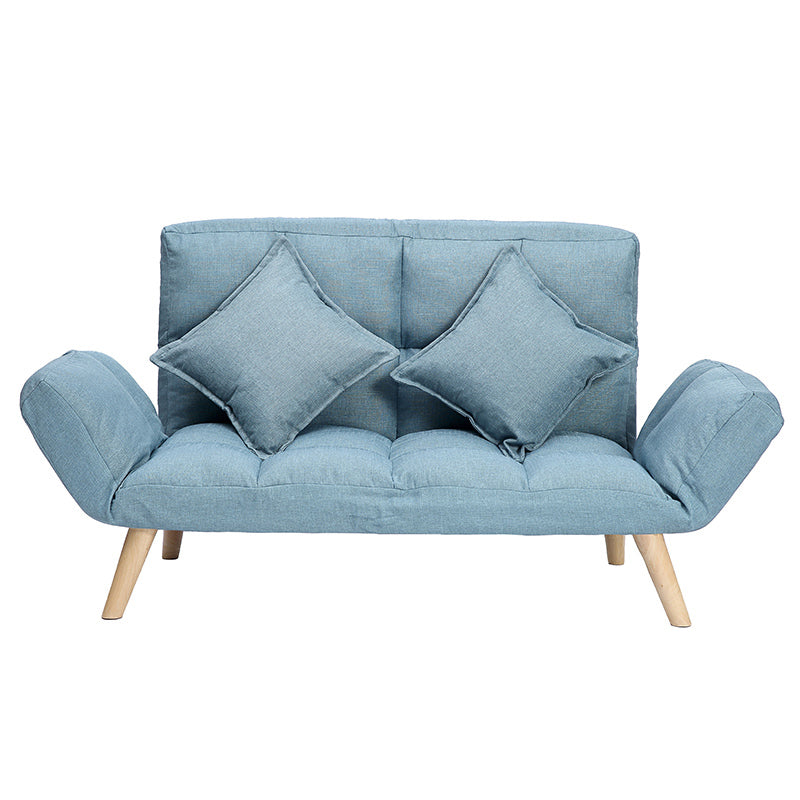 Contemporary Upholstered Chaise Lounge Recessed Arms Chaise Lounge