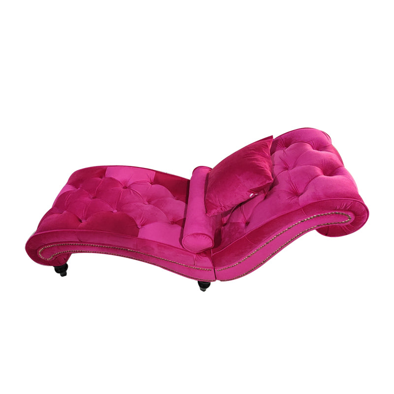 Scandinavian Upholstered Chaise Lounge Couch Armless Chaise Lounge Chair