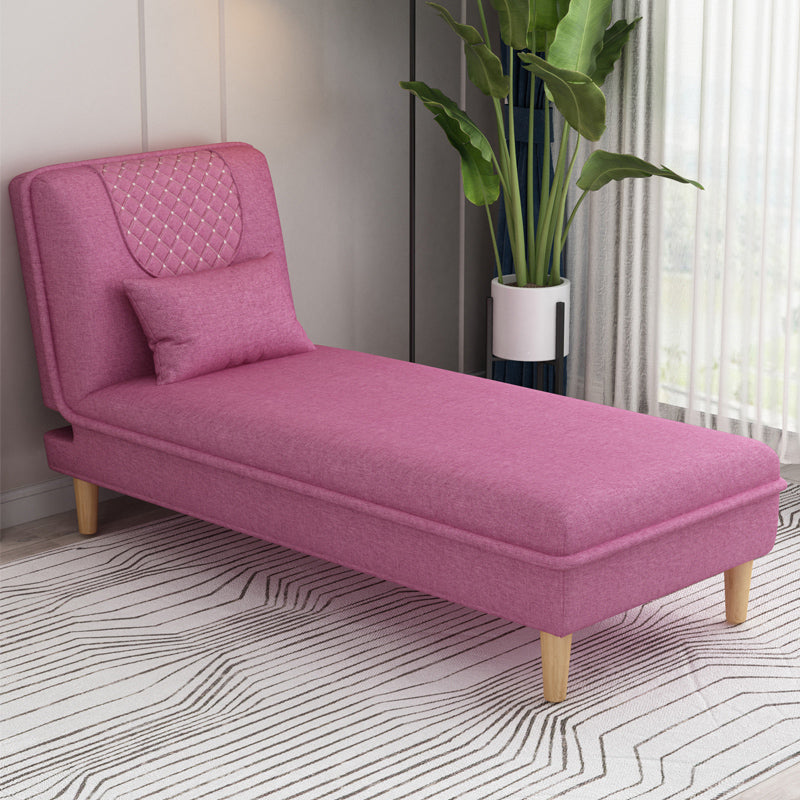 Contemporary Upholstered Chaise Lounge Couch Armless Chaise Lounge Chair