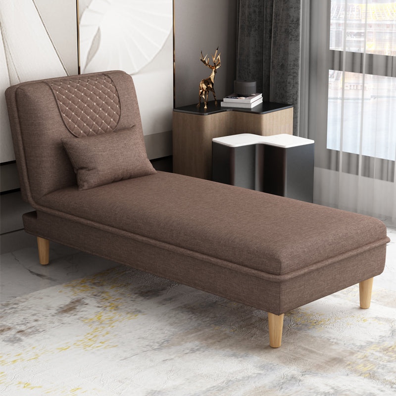Contemporary Upholstered Chaise Lounge Couch Armless Chaise Lounge Chair