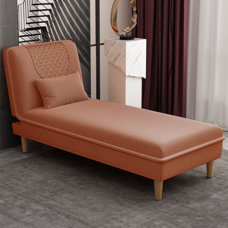 Contemporary Upholstered Chaise Lounge Couch Armless Chaise Lounge Chair
