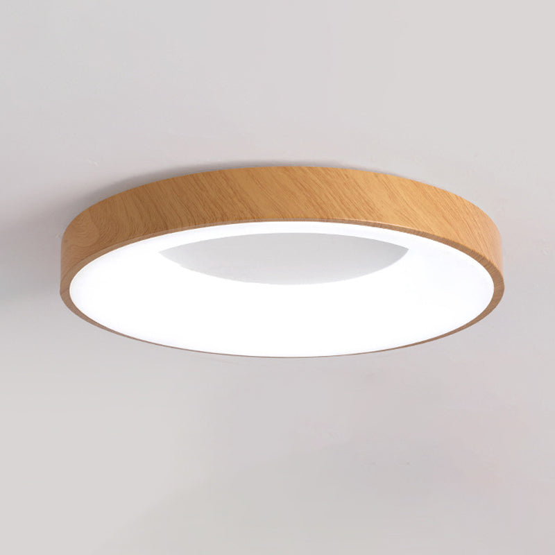 Circular Flush Mount Fixture Modern Metal 1 Light Flush Light