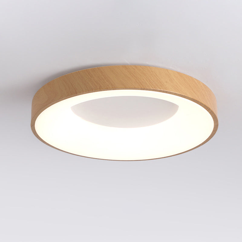 Circular Flush Mount Fixture Modern Metal 1 Light Flush Light